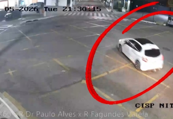 Câmeras da Prefeitura de Niterói identificam carro furtado e auxiliam as forças de segurança a recuperarem o veículo no Gragoatá