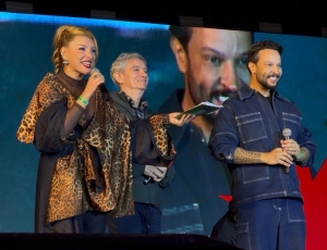 Guto Melo e Vanessa Bellini entregaram muita animação como Mestres de Cerimônia da Virada Cultural