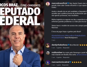Marcos Braz assume mandato na Câmara dos Deputados com 13 títulos, 79 leis e um processo por agressão no currículo
