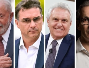 Pesquisa: Lula vence Flávio Bolsonaro, mas empata com Caiado e Zema