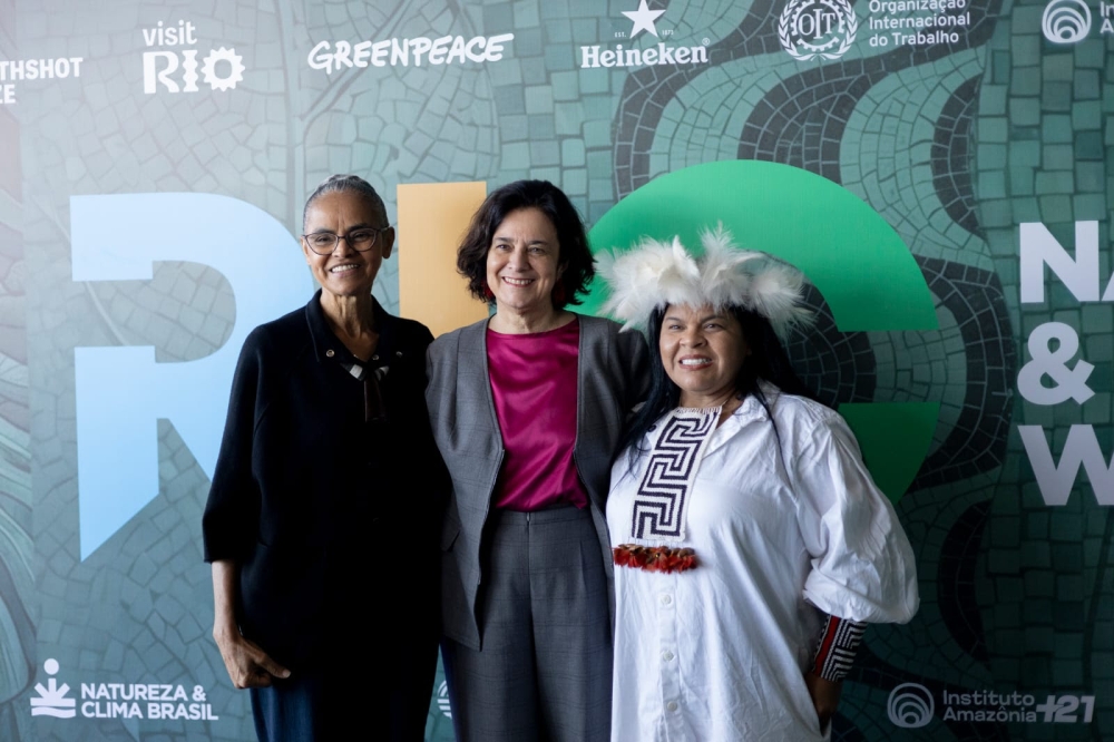 Três ex-ministras se reencontram na Rio Nature & Climate Week e reforçam integração entre clima, saúde e direitos indígenas