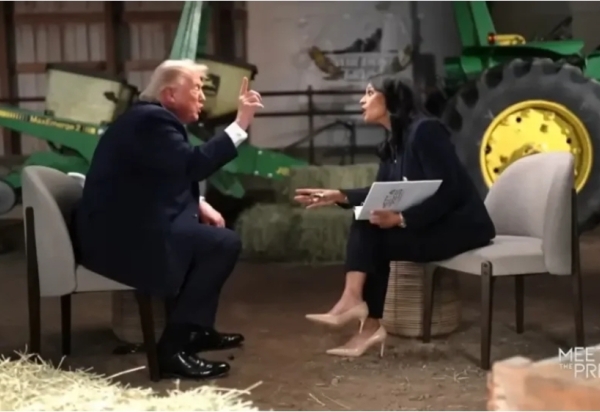 Trump abandona entrevista na TV depois de discutir com jornalista da NBC