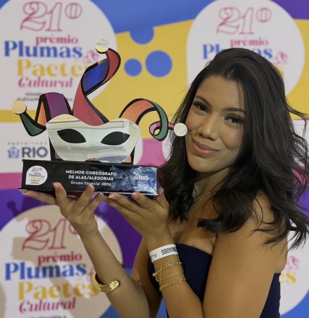 Larissa Ramalho conquista prêmio de Melhor Coreógrafa no carnaval carioca