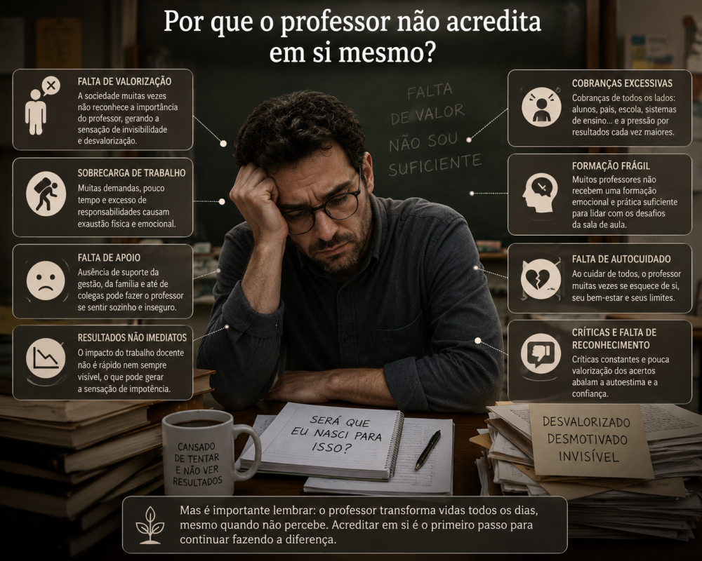 Por que o professor não acredita em si mesmo? II
