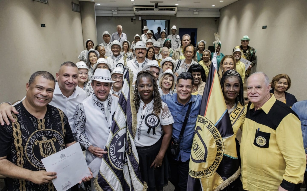 Velha Guarda do Carnaval Carioca é homenageada em solenidade na Câmara Municipal