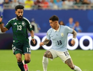 Uruguai arranca 1 a 1 com Arábia Saudita em estreia do Grupo H da Copa
