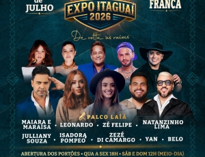 Expo Itaguaí 2026 divulga programação de shows com direito a resgate à tradição da festa