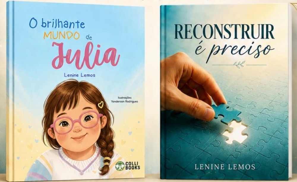 Autor lança livros inspirados em história real de amor, inclusão e superação familiar