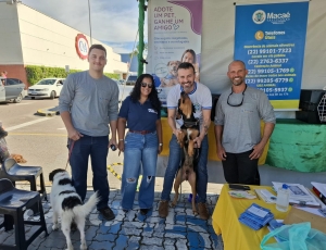 Ação une esforços para incentivar a adoção responsável de cães e gatos em Macaé 