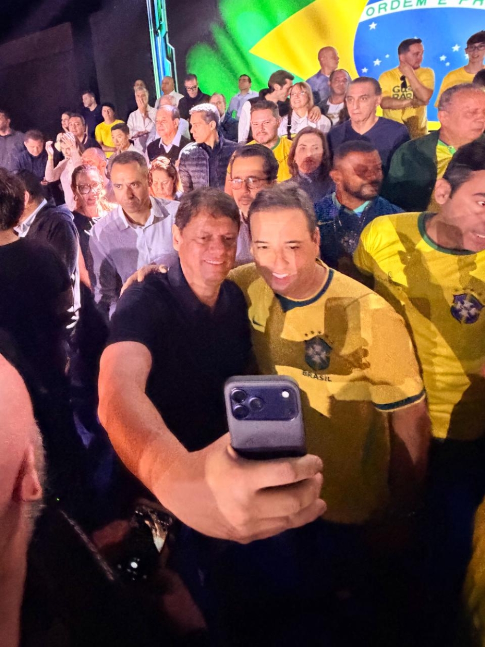 André Português oficializa pré-candidatura ao governo do RJ e com Tarcísio Freitas busca o modelo de gestão para enfrentar o crime organizado