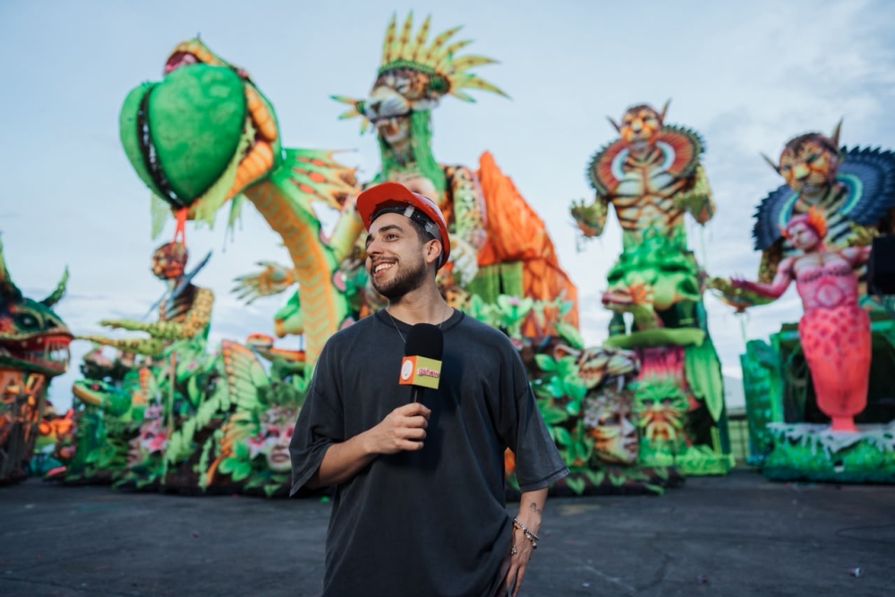 Lucas Selfie é repórter especial do gshow no Festival de Parintins 2026