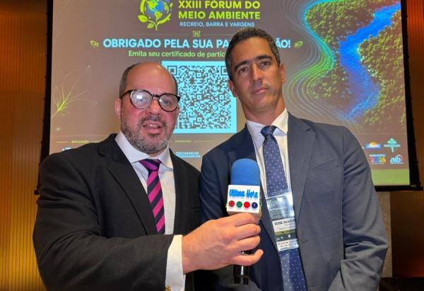 Promotor de Justiça José Alexandre Maximino (GAEMA/MPRJ) defende licenciamento de novos empreendimentos só em áreas com infraestrutura de saneamento no XXIII Fórum de Meio Ambiente - Recreio, Barra e Vargens