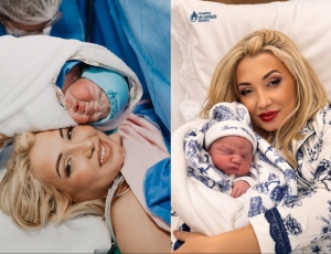 Chaline Grazik dá à luz João Moisés, seu quarto filho