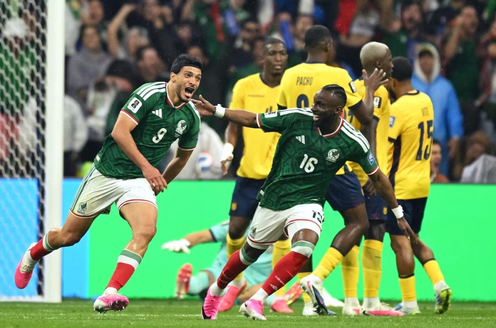 México domina o Equador, vence no Estádio Azteca e garante vaga nas oitavas da Copa do Mundo