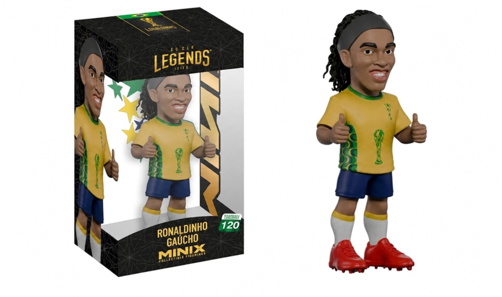 Maccabi do Brasil lança boneco colecionável de Ronaldinho Gaúcho da linha Minix Legends