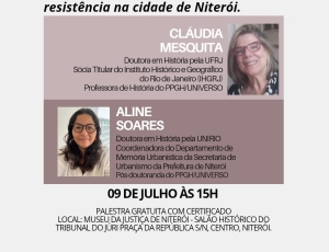 Memorial Roberto Silveira lança projeto 'História e Memória de Niterói' com ciclo de palestras gratuitas