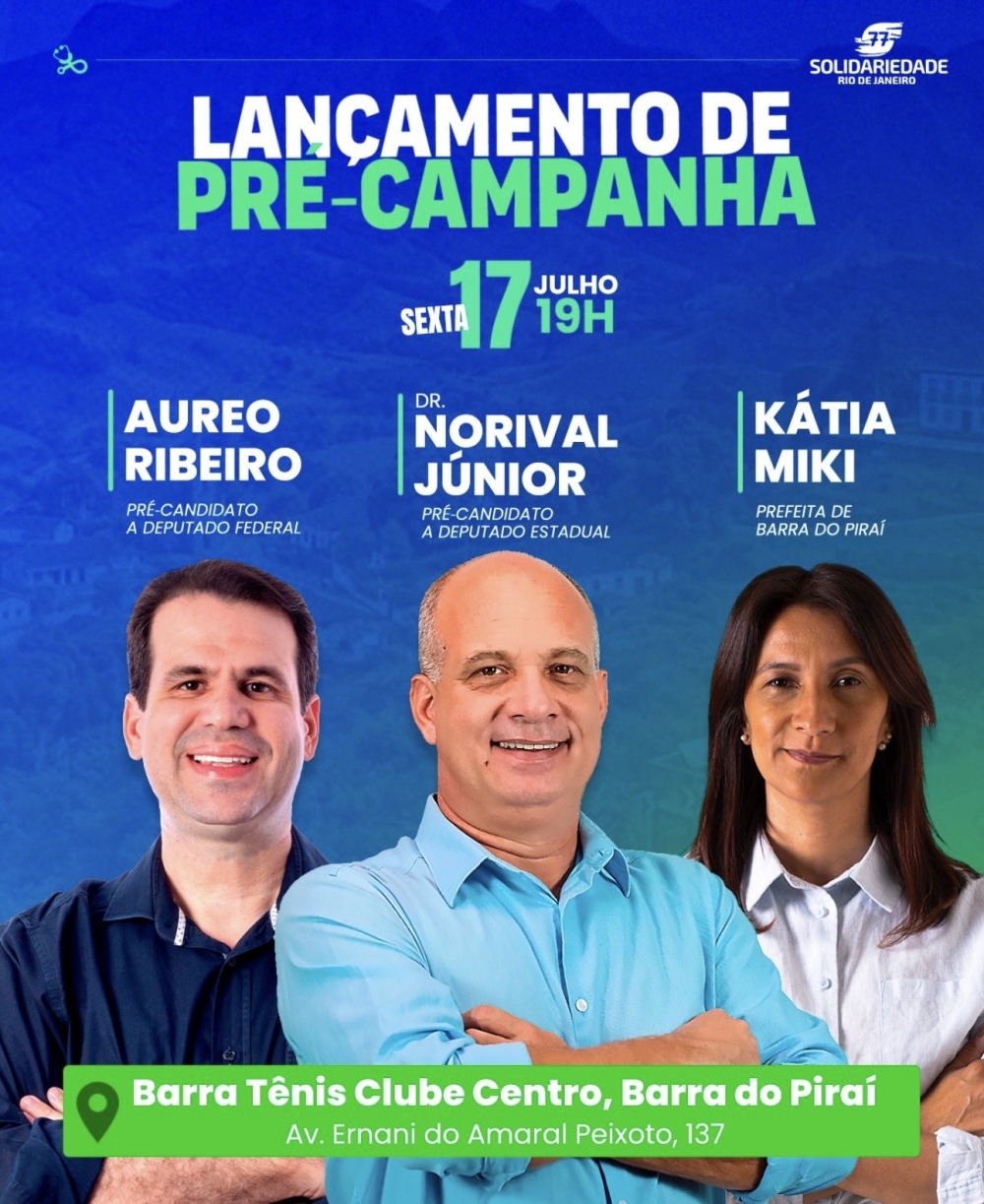 Dr. Norival Júnior lança pré-campanha e reúne importantes lideranças políticas em Barra do Piraí
