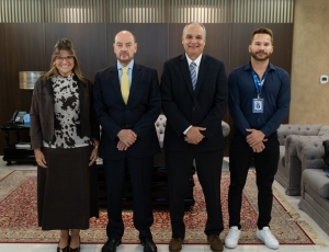 Presidente do TJRJ recebe integrantes da Secretaria Municipal de Assistência Social