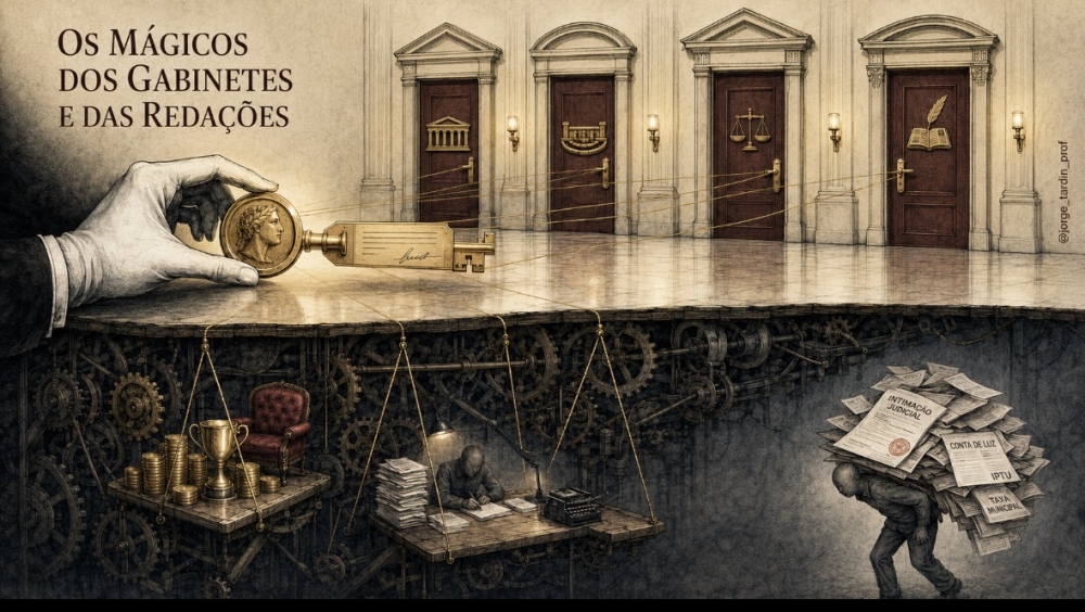 Os mágicos dos gabinetes e das redações