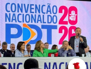 Rodrigo Neves participa da convenção nacional do PDT, que oficializou o apoio do partido à candidatura do presidente Lula à reeleição