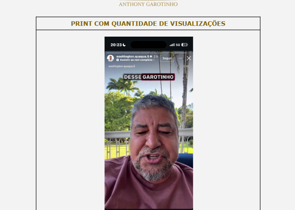 Garotinho aciona Justiça contra Quaquá por vídeo com xingamentos e acusações falsas e pode ganhar R$ 50 mil por danos morais