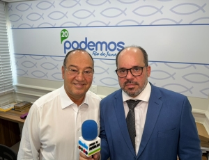 Pastor Everaldo lança Marcos Dias ao Senado pelo Podemos em convenção que consolida aliança com Eduardo Paes