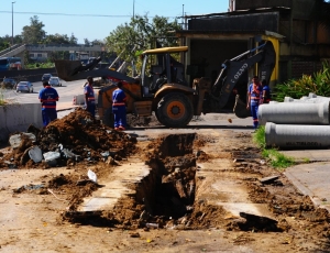 CODENI recupera rede de esgoto danificada pela Ecovias Rio Minas durante obras na Via Dutra