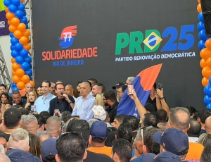CONVENÇÃO EM DUQUE DE CAXIAS REÚNE MAIS DE 2 MIL PESSOAS E FORTALECE APOIO DO PRD A EDUARDO PAES E PEDRO PAULO SOB LIDERANÇA DE NESKAU E ÁUREO RIBEIRO