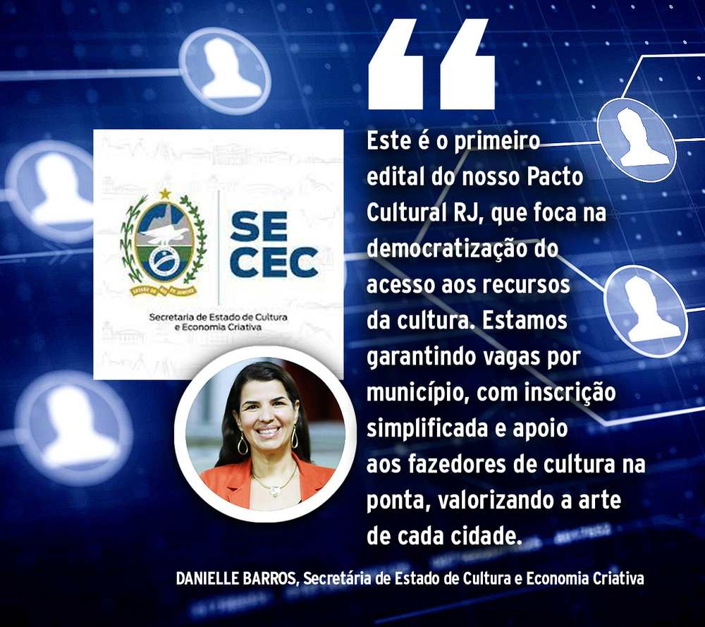 Governo do Rio lança edital 'Cultura Presente Nas Redes 2'