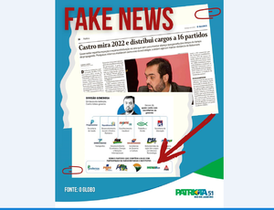 Patriota repudia Fake News do O Globo e informa ao Tribuna da Imprensa que não compõe a base do governador Cláudio Castro