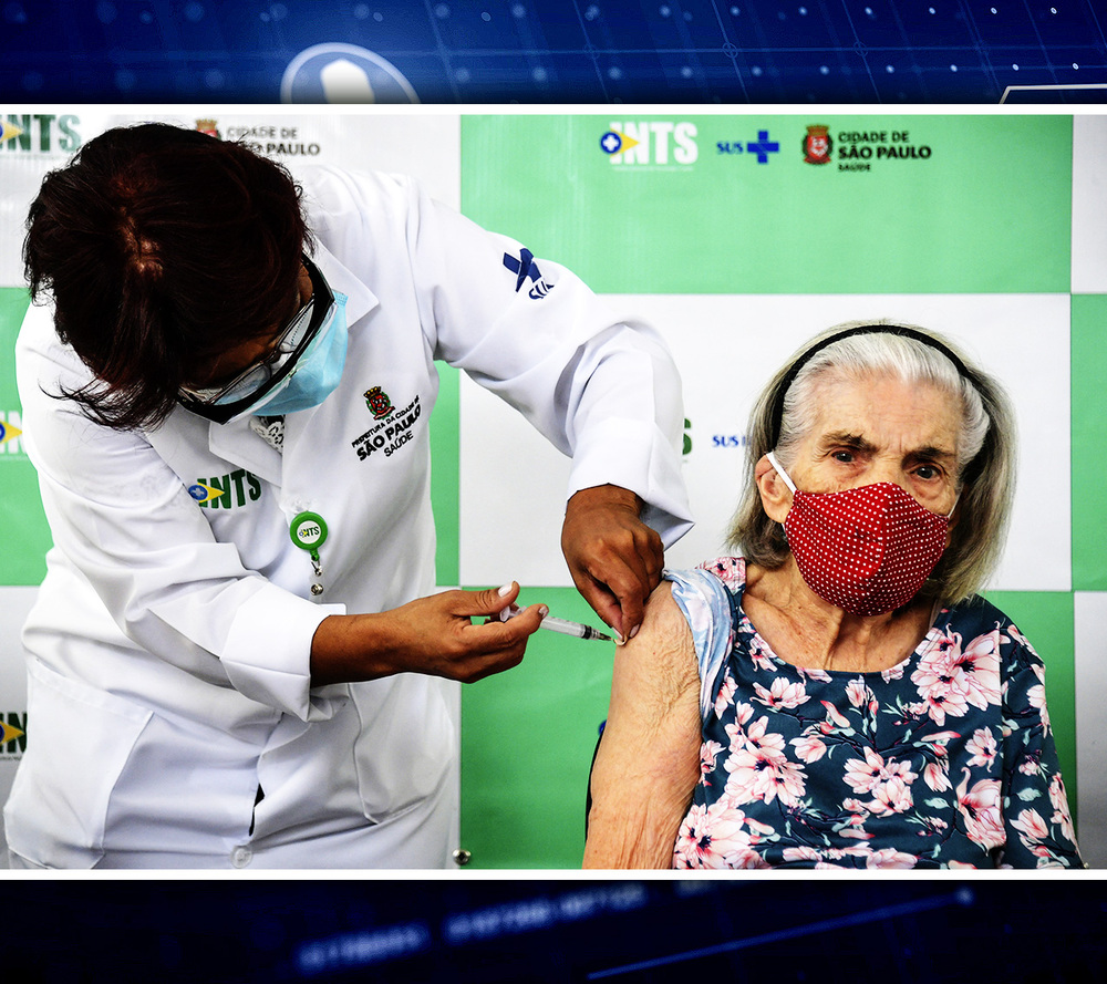 Cidade de SP inicia vacinação de dose adicional para idosos acima de 85 anos nesta segunda-feira