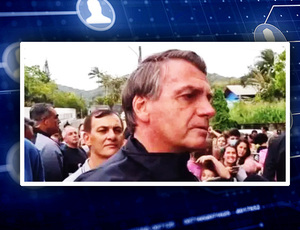 Ato para a claque: Bolsonaro foi ao jogo do Santos de propósito para ser barrado