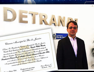 Presidente do Detran.RJ recebe título de Cidadão Benemérito do Rio