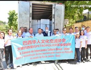Câmara de intercâmbio Cultural Brasil-China doam 50 geladeiras a Petrópolis