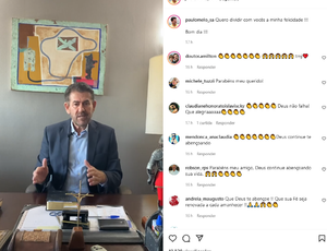 Paulo Melo faz Live no instagram, após se livrar de 12 anos de prisão