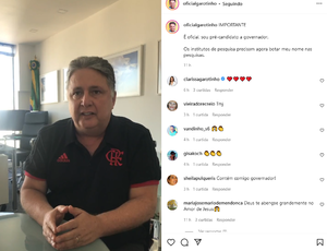Garotinho faz Live no instagram, após se livrar de prisão e lança candidatura a Governador