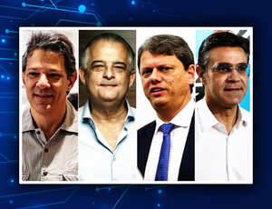 Datafolha: Em SP, Haddad lidera com 29%, Márcio França tem 20%, Tarcísio 10% e Rodrigo Garcia 6%