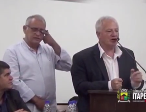 Prefeito de Itaperuna revela em vídeo, acordo político para nomear secretário