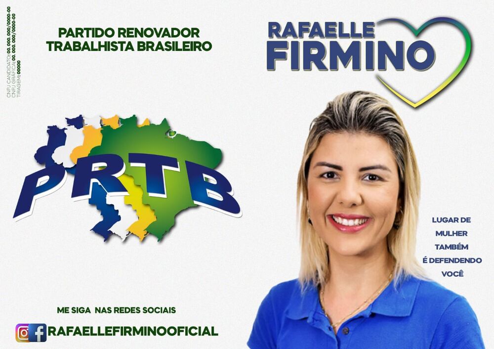Conheça Rafaelle Firmino, a candidata a Deputada Estadual pelo PRTB