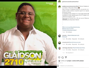 É oficial, Glaidson Acácio é candidato a Deputado Federal!