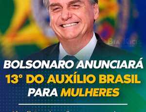 Segundo Turno:: Bolsonaro vai anunciar 13º do Auxílio Brasil 