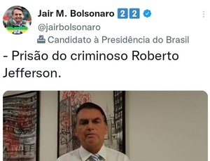 Deputado Otoni afirma:, que falou com Bolsonaro e ele iria mandar forças armadas pra defender o patriota Roberto Jefferson 