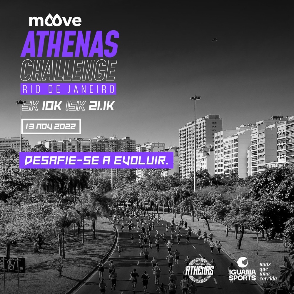 Moove Athenas Challenge Rio de Janeiro desafia os corredores neste final de semana