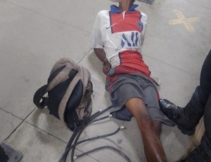 Homem é preso após tentativa de furto de cabos da SuperVia, na estação São Francisco Xavier  