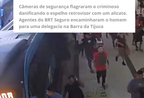 Prefeito chama de 'Imbecil' a vândalo revoltado e como devemos chamar o prefeito nervosinho que implantou o BRT?