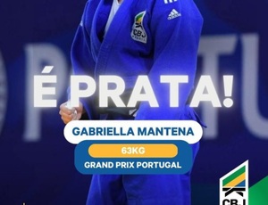 Gabriella Mantena fica com a prata no GP de judô de Portugal