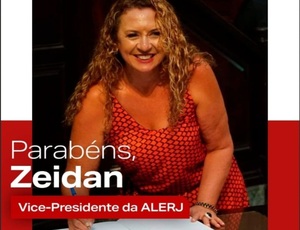 Zeidan é eleita vice-presidente da Alerj
